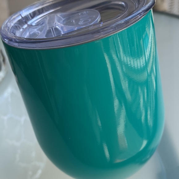 New SWIG Wine insulated CUP W LID IN TURQUOISE. - Picture 4 of 4